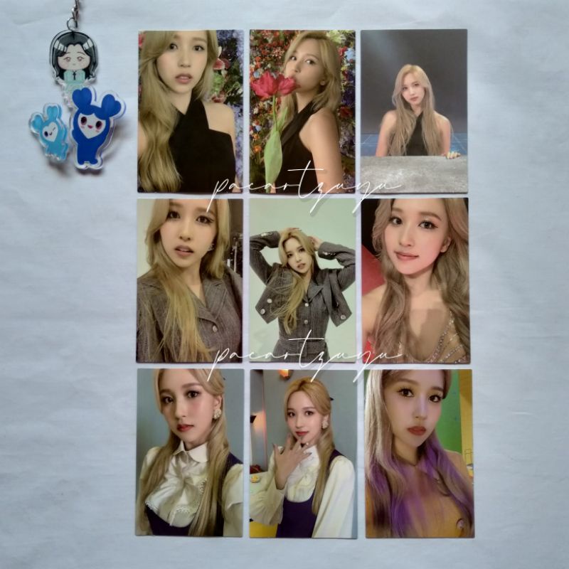 

TWICE MINA TZUYU ALBUM PHOTOCARD PC ALBUM EYES WIDE OPEN EWO FEEL SPECIAL FS