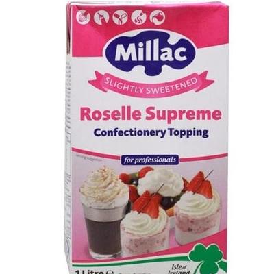 

(BISA COD) Roselle Supreme Whipping Cream Millac Roselle Supreme 1lt Whipped Krim