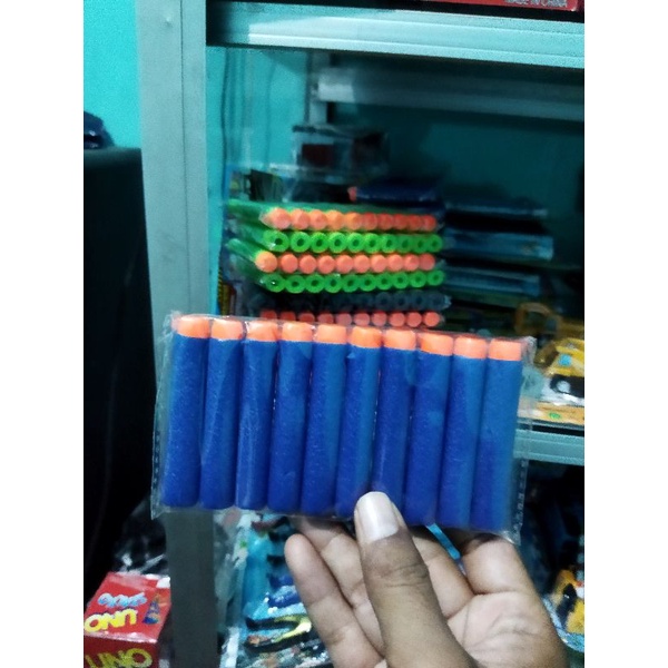 Refil Peluru nerf ujung tumpul / mainan refil tembak nerf