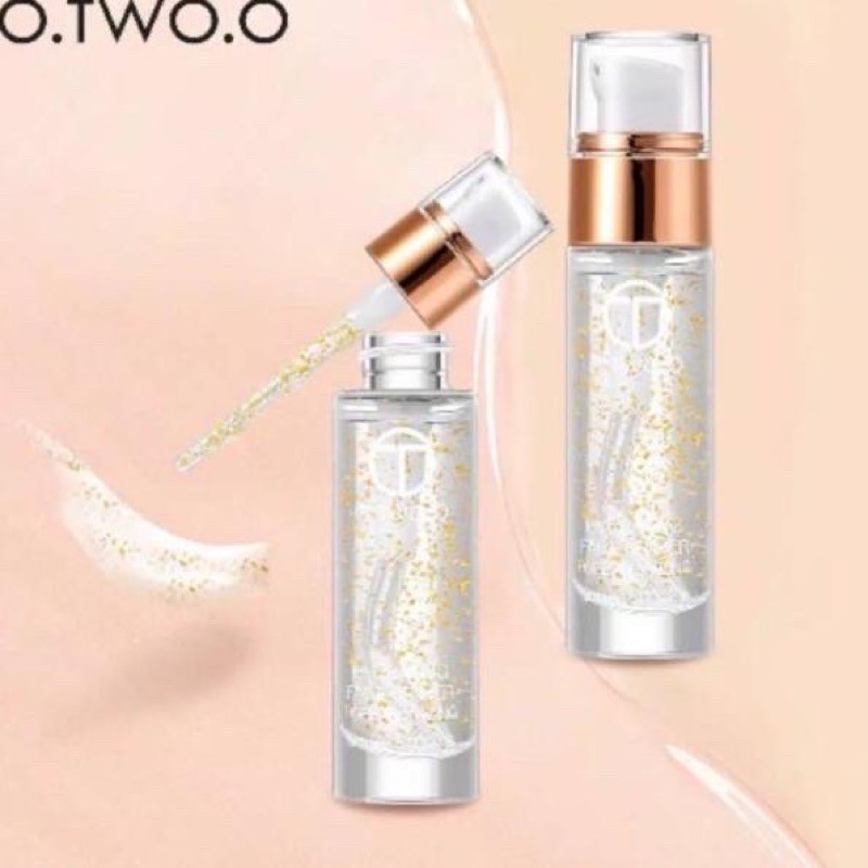 O.TWO.O Hydrating Face Primer Pore Minimizing Rose Gold