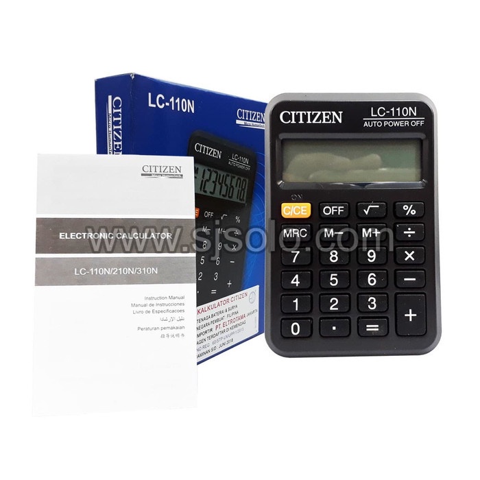 

Calculator Kalkulator CITIZEN LC-110N Dekstop Calculator Original