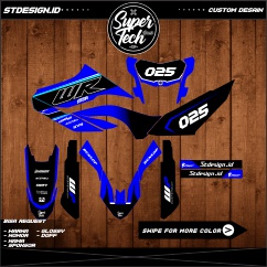 Decal WR155 Full Body Variasi Decal WR Supermoto Aksesoris Stiker Dekal Motor Yamaha WR 155 R