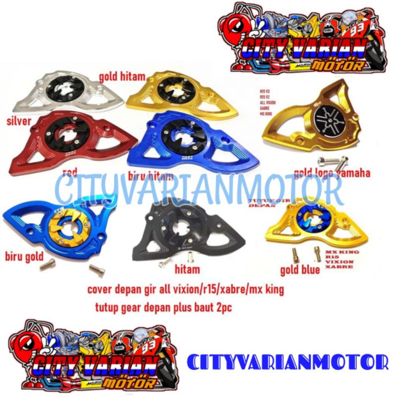 CVM Cover Gear Yamaha Vixion Xabre R15 Tutup Gear Old Vixion New Xabre Old R15 New Cover Gear