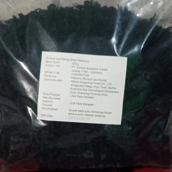 

Q12Sa Dry Cut Wakame Rumput Laut Kering 50 Gr Dan 20 Gr Utk Soup Ramen Udon D51qs448