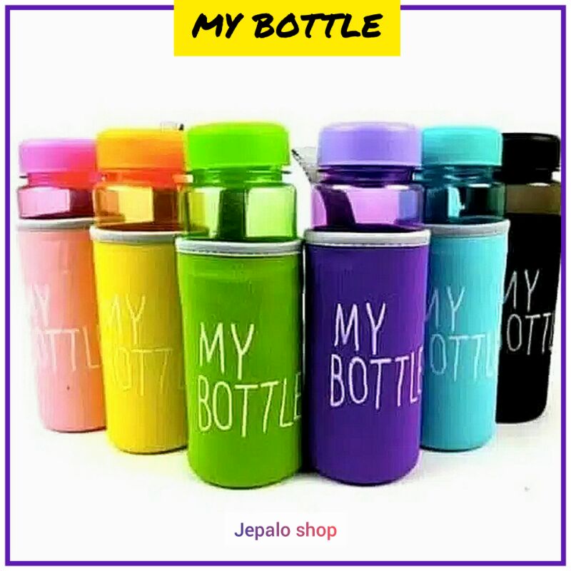 Jepalo BOTOL AIR MINUM MY BOTTLE / BOTOL MINUMAN WARNA / BOTOL OLARAGA / MAKASSAR