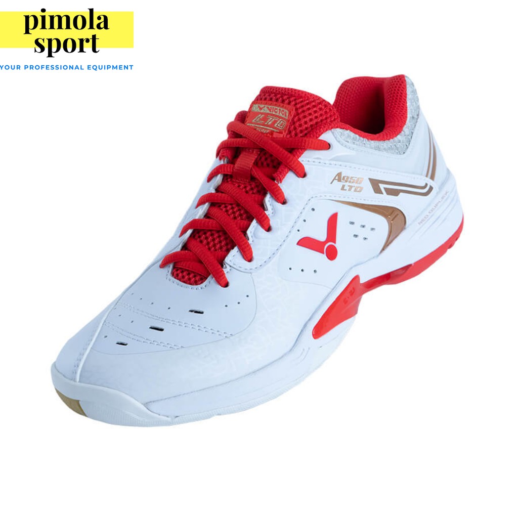 LIMITED Sepatu Badminton VICTOR A950 LTD AD / A 950 LTD AD / A950LTD AD White Red