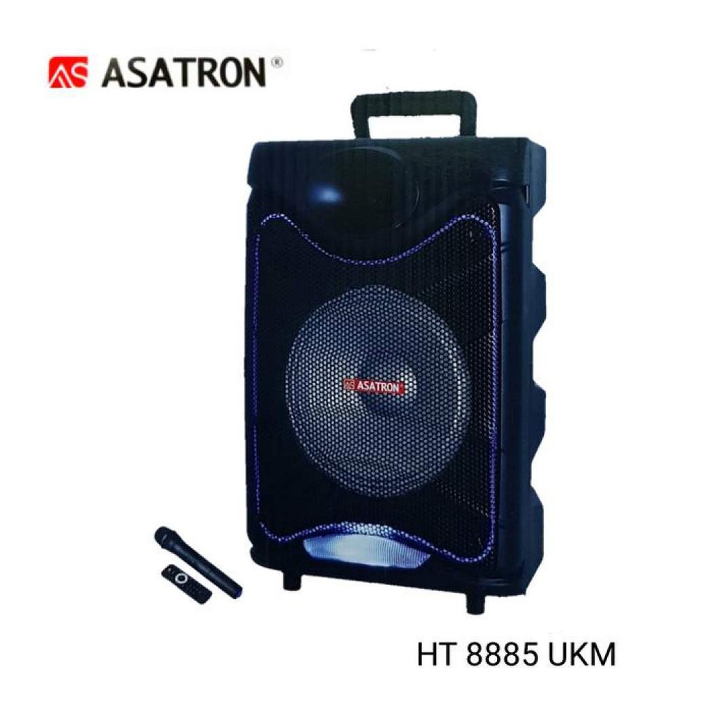 Asatron Speaker Portabel Wireless Meeting HT 8885 UKM 8 INCH