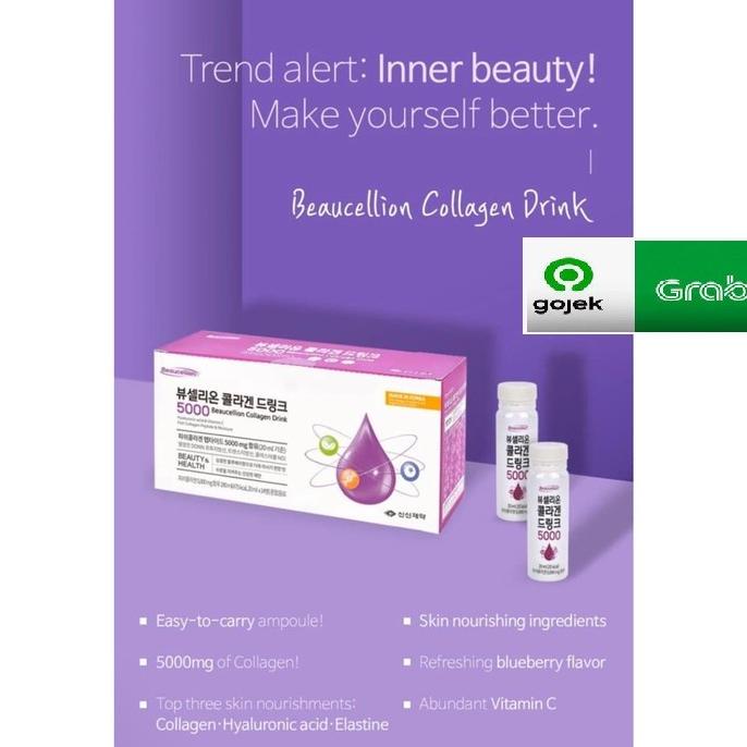Beaucellion Collagen Drink Made in Korea 5000mgs Lc
