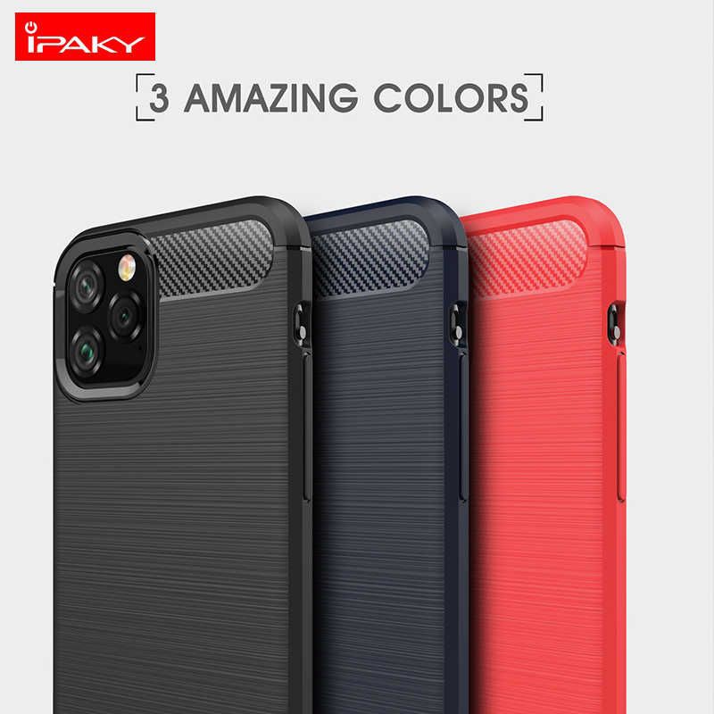 Case Iphone 11/ 11Pro Ipaky Fiber Carbon Ultimate Premium Case