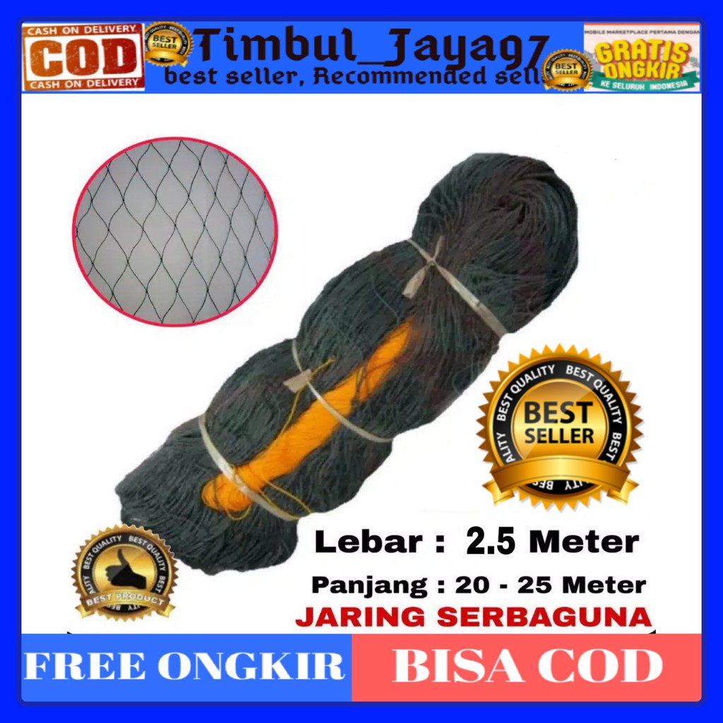 jaring kandang ayam Lebar 2.5 Meter/Jaring Ayam/Jaring Pagar Ayam