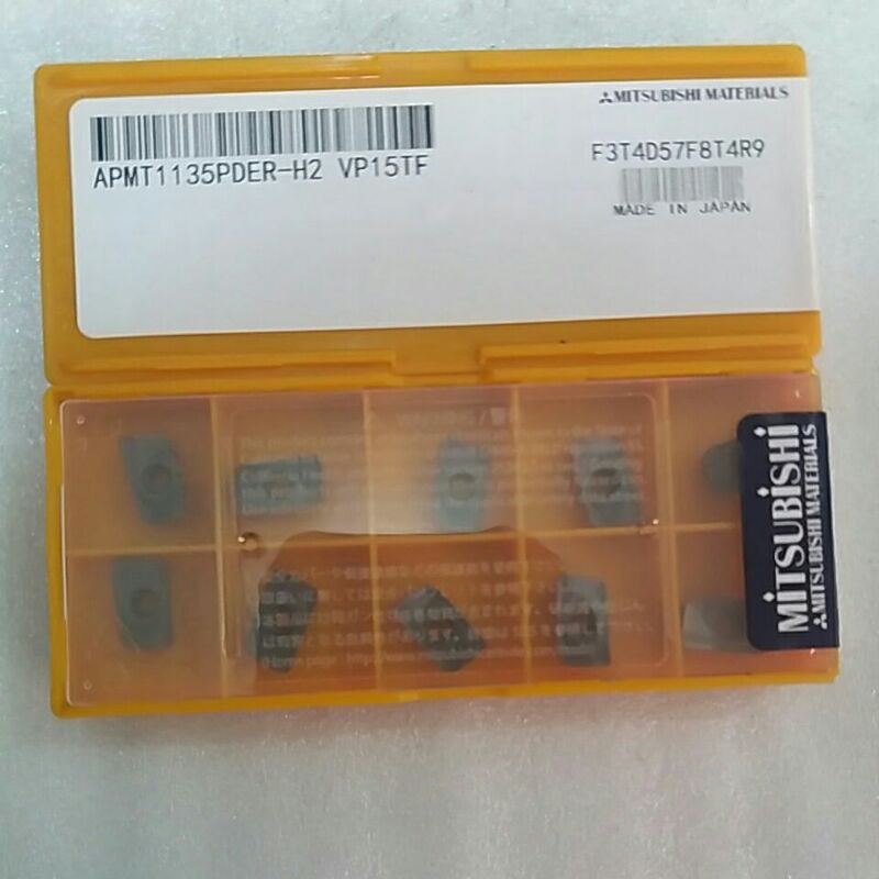 INSERT bubut pahat bubut insert Carbide PAHAT BUBUT insert  APMT 1135PDER BARU