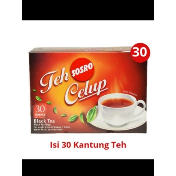 

Sosro teh celup isi 30pcs