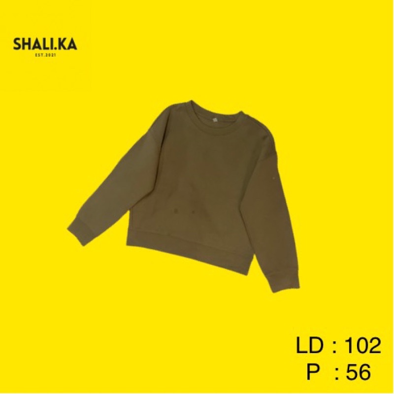 Crewneck Uniqlo Brown