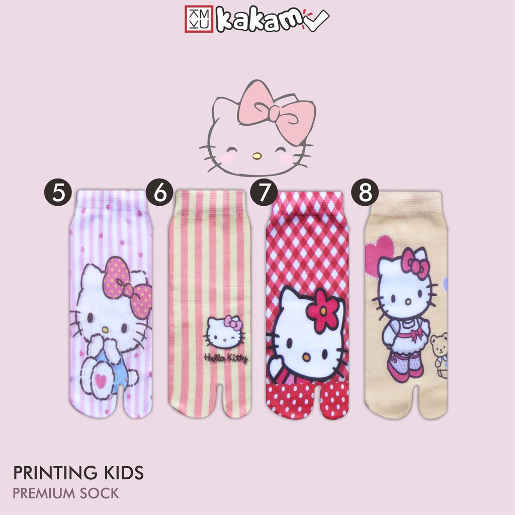 Kakamu Kaos Kaki Anak Printing Karakter  1