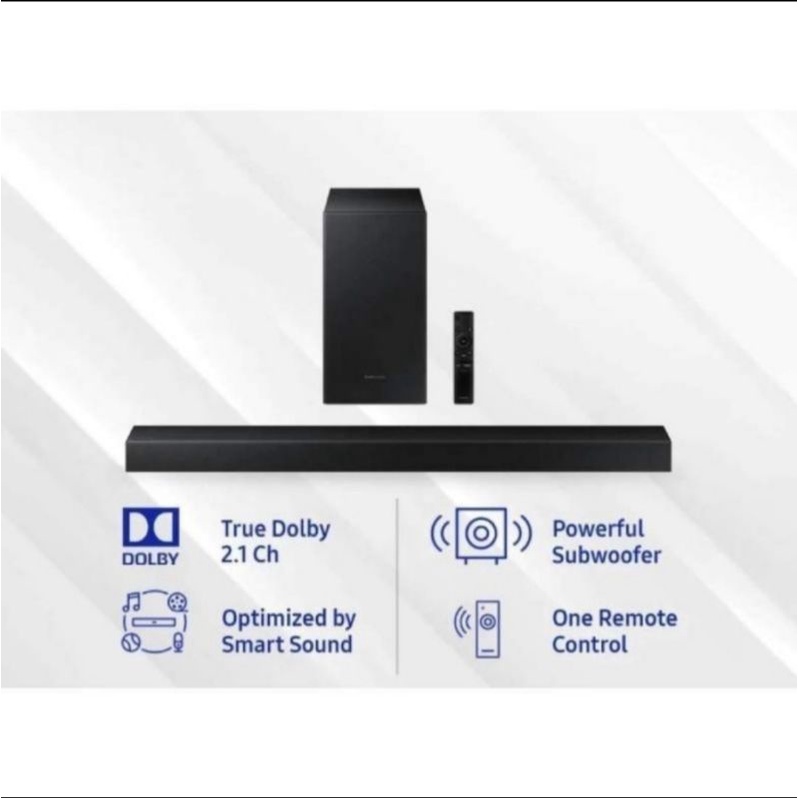 Samsung Soundbar HW-T420 Wireless Speaker [2.1 CH/150 W] Garansi Resmi