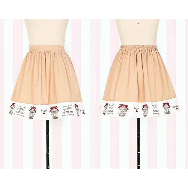 【AiVii】ROK LOLITA CINNAMON BIRDCAGE EMBROIDERY