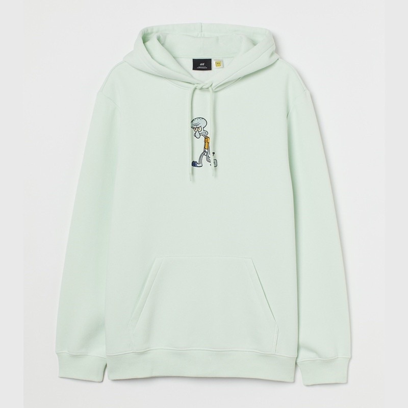 Hoodie Squidward Mint H*M