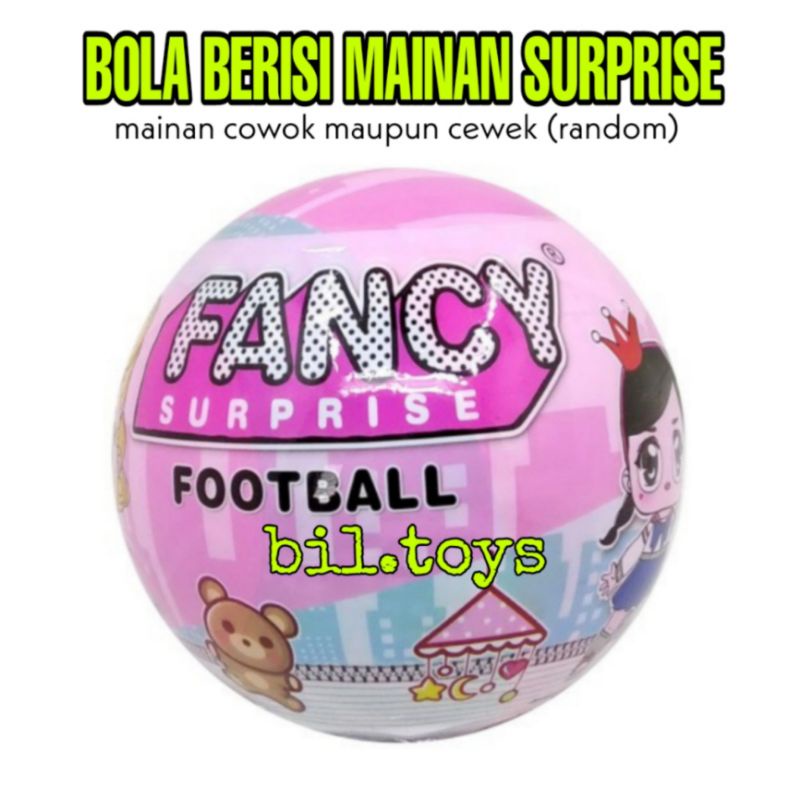 MAINAN ANAK LOL FANCY JUMBO SURPRISE SUPER BALL BESAR MAINAN FANCY SURPRISE FOOTBALL BERISI MAINAN