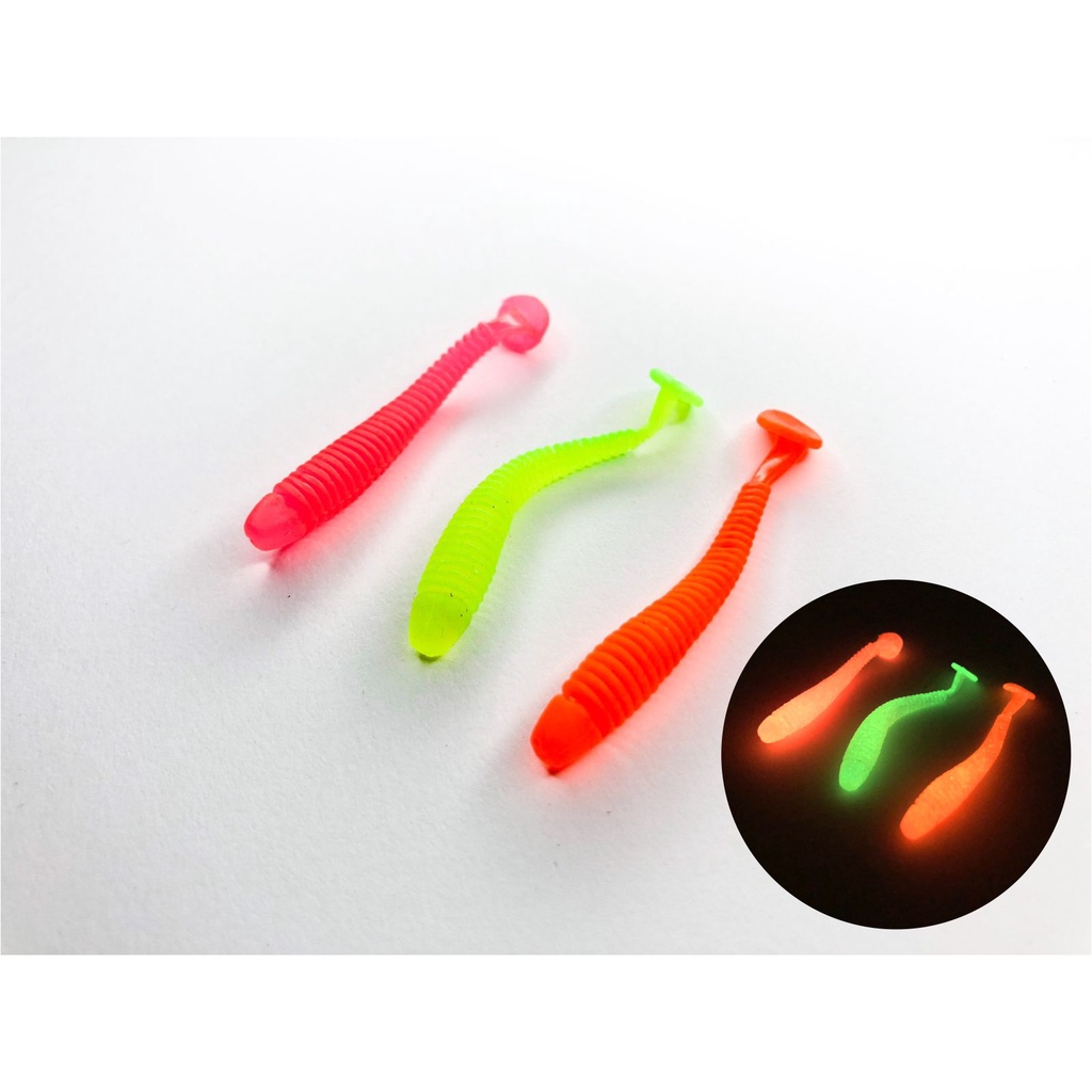 Softlure Padle 5CM Warna Stabilo Glow In The Dark