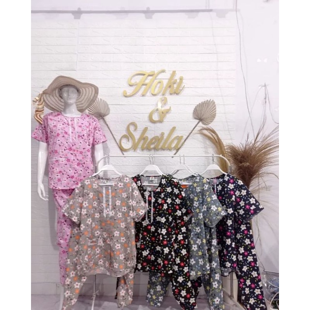 Baju Tidur HOKI &amp; SHEILA CP Katun wanita (gabriella)