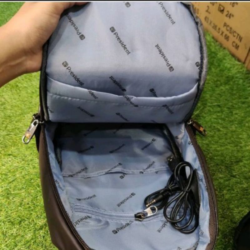tas sling bag tas selempang original merk PRESIDENT