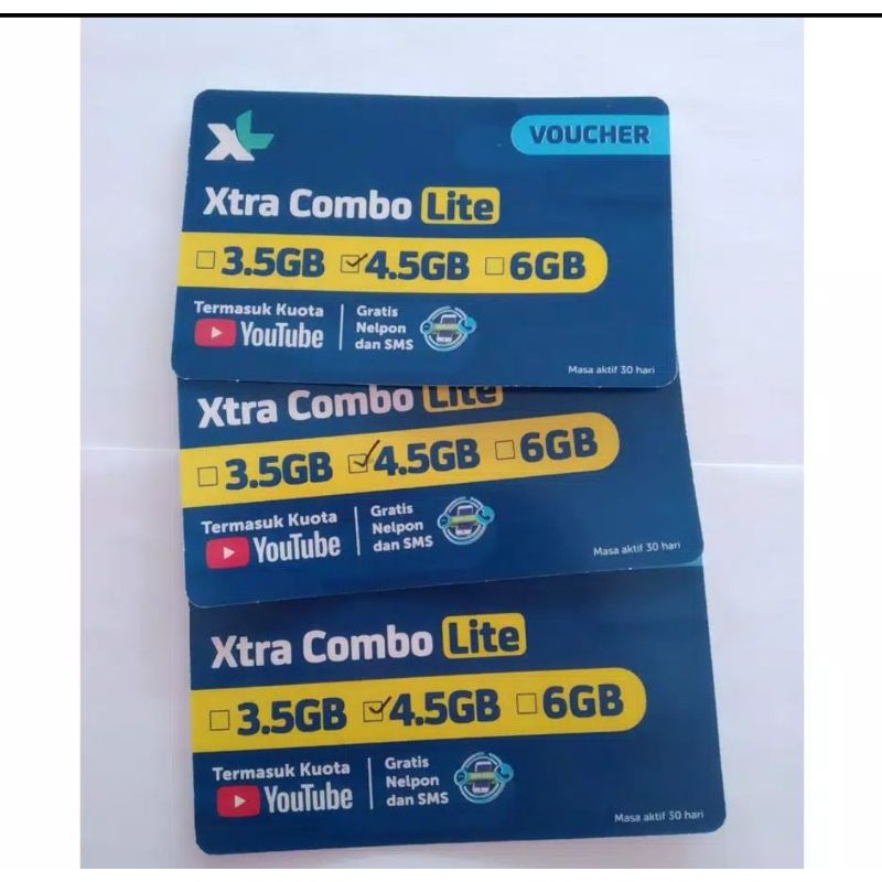 Voucher XL Combo Lite 4.5GB