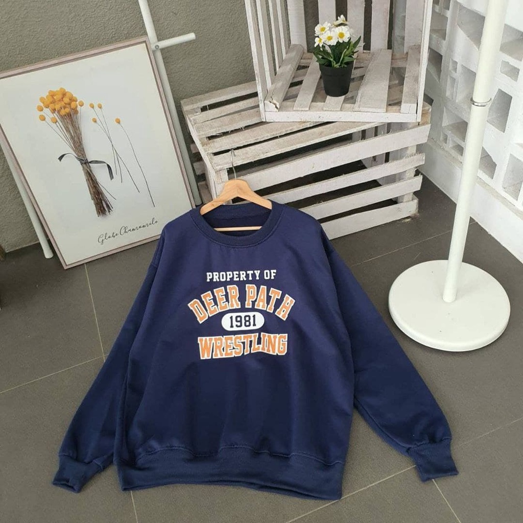 Nara Grosir - Deer Path XXL Sweater l Sweater Pria dan Wanita