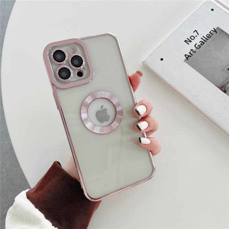 Casing Soft Case Silikon + Tempered Glass Transparan Untuk iPhone 11 / 12 Pro Max / 11 / 12