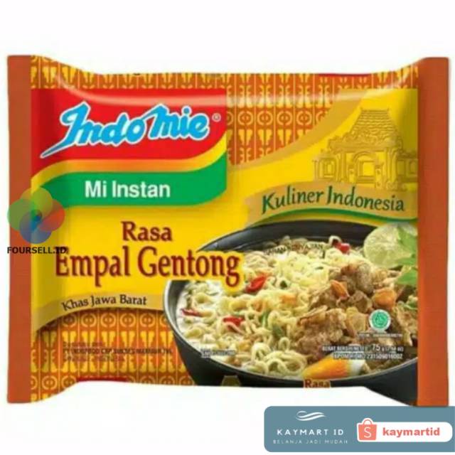 

Indofood - Indomie Empal Gentong Mie Instan Empal Gentong Mi instan Mi Indomie