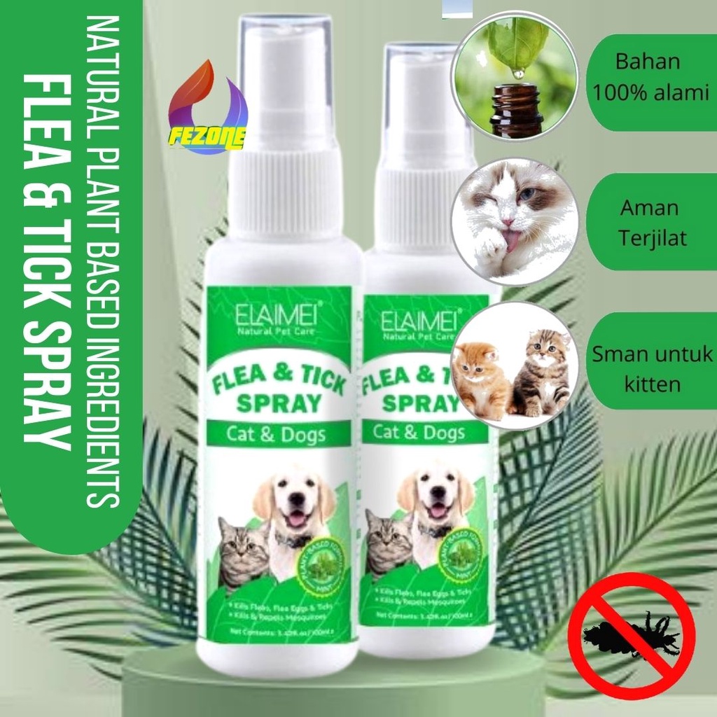 Obat Kutu Kucing Anjing Semprot Ampuh FEZONE