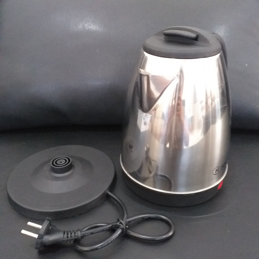 Teko HYQ-TK200 Teko Pemanas Air Listrik Otomatis 2Lt/Mug Listrik Stainless GOOD