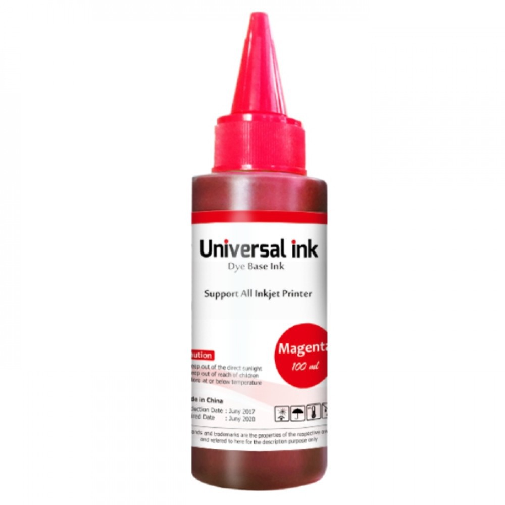 Tinta  Ink Magenta 100ml, Tinta Dye Base Epson Tutup Model Kerucut Murah