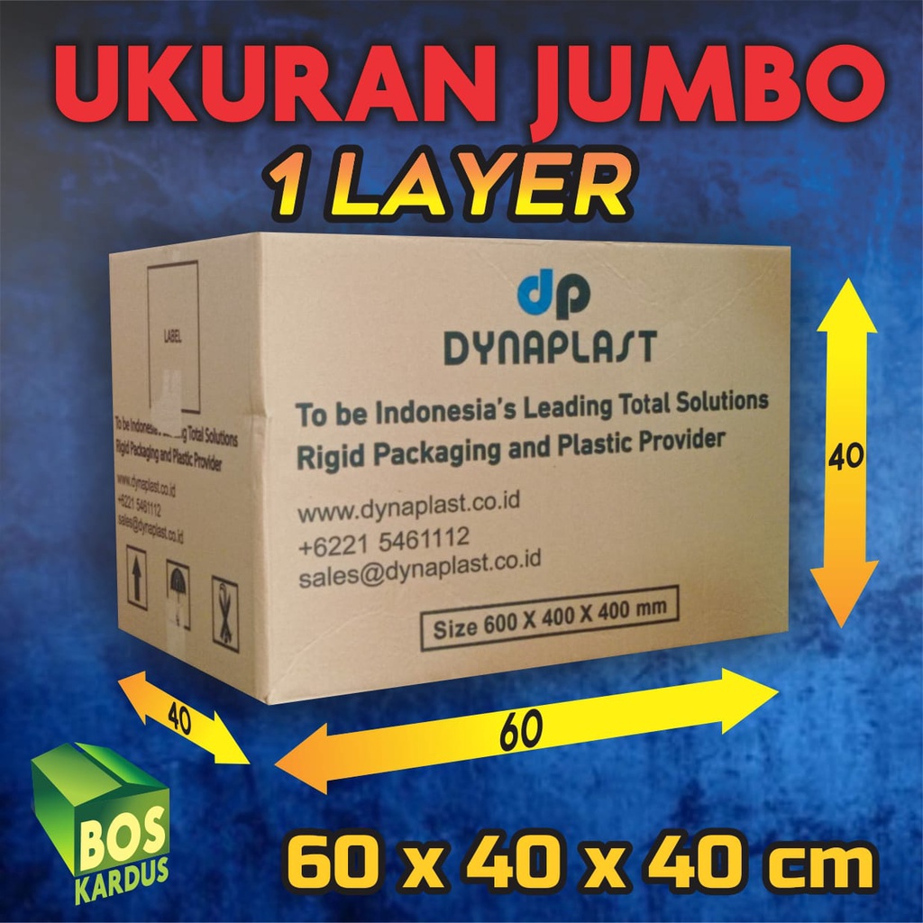 Kardus bekas besar/ kardus packing pindahan/ kardus super besar tebal/ karton box kotak Jumbo  1GHFD-60x40x40