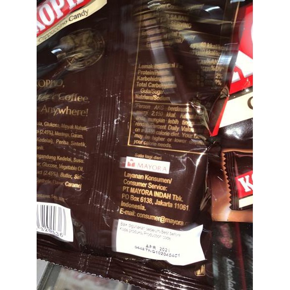 

8.8 Permen Kopiko Cappuccino Candy isi 50 pcs 150gr