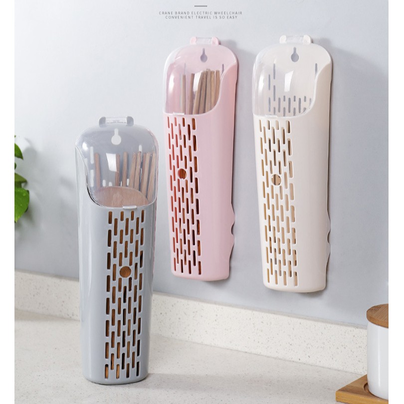 [H 244] TEMPAT SENDOK GARPU GANTUNG ADA TUTUP PLASTIK