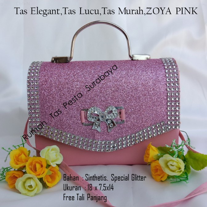 Tas Elegant,Tas Lucu,Tas Murah,ZOYA PINK