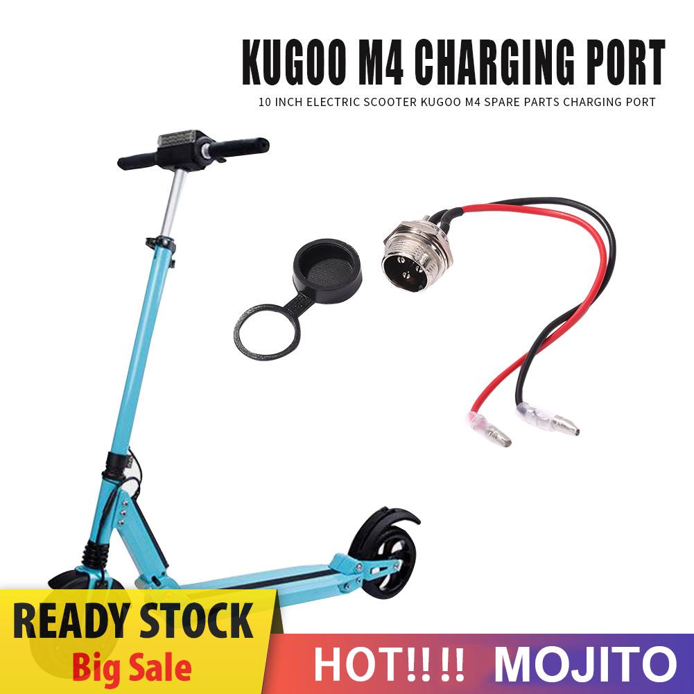 Power Charging Interface 10 &quot;Untuk Skuter Elektrik Kugoo M4 Kick Scooter