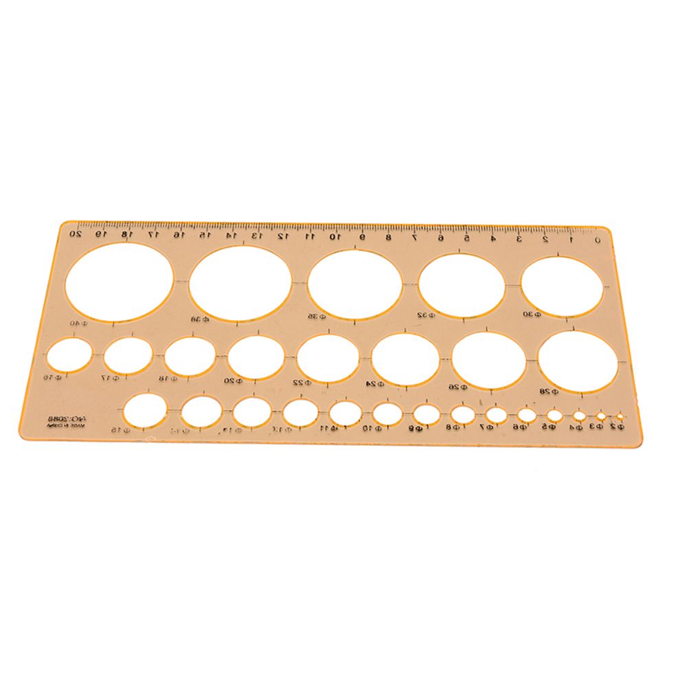 1 Pc Alat Template Penggaris Lingkaran Kerajinan Kertas Origami Quilling Warna Acak