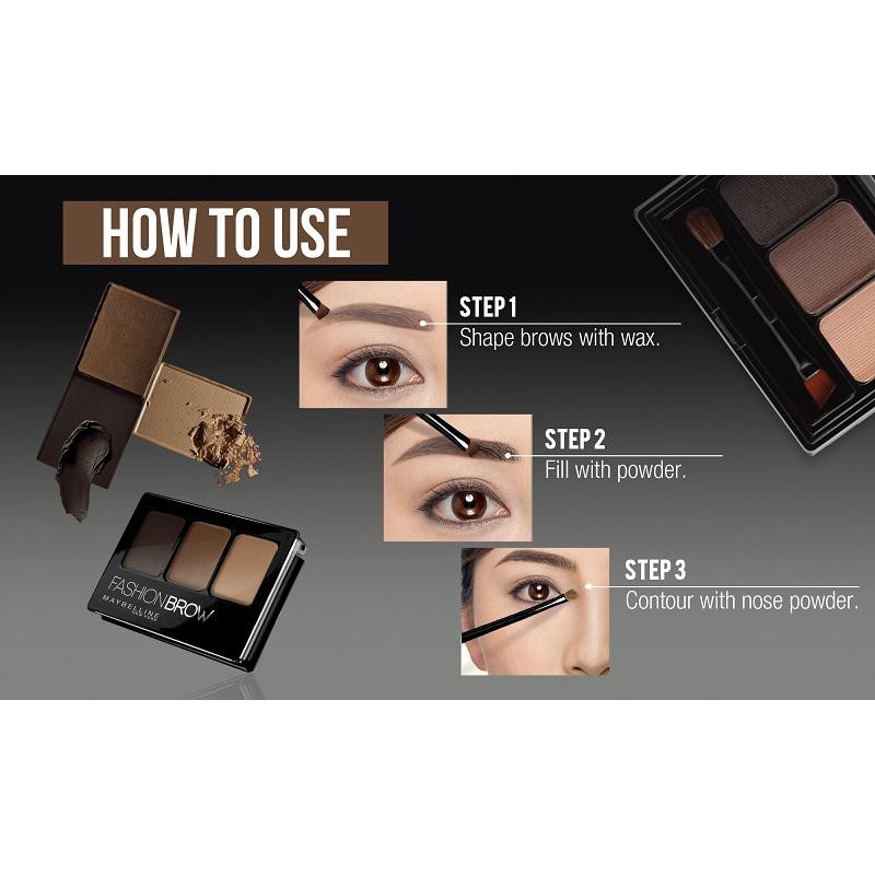 MAYBELLINE FASHION BROW PALETTE // eyebrow MAYBELLINE // MAYBELLINE