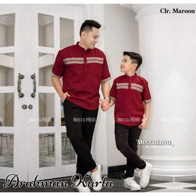 Arahman kurta couple ayah dan anak cowok kurta anak