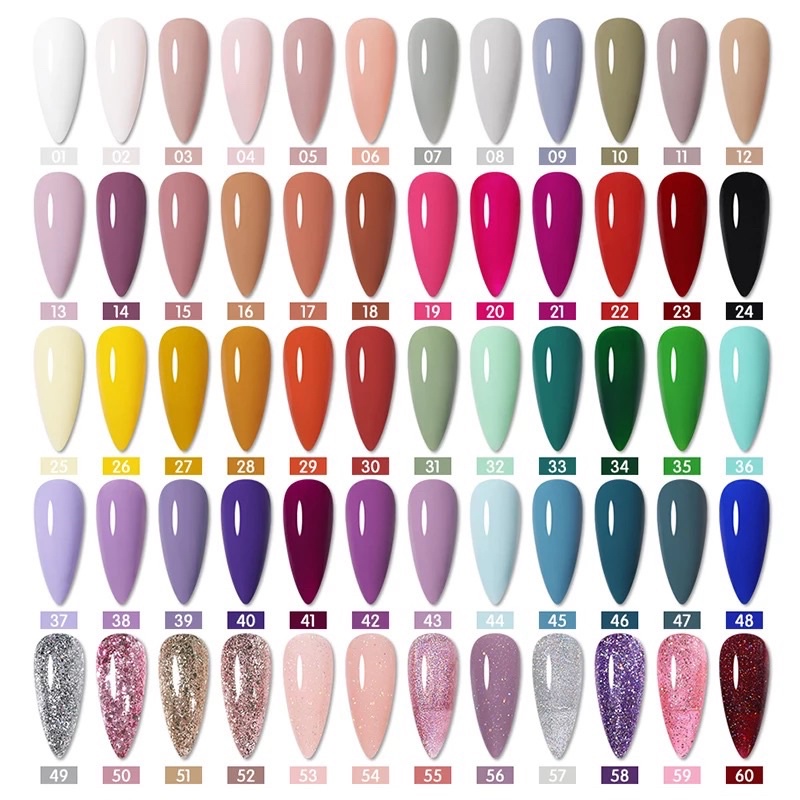 BORN PRETTY PRO SET 60 COLORS 15ml GEL NAIL POLISH COLLECTION SOAK OFF UV GEL