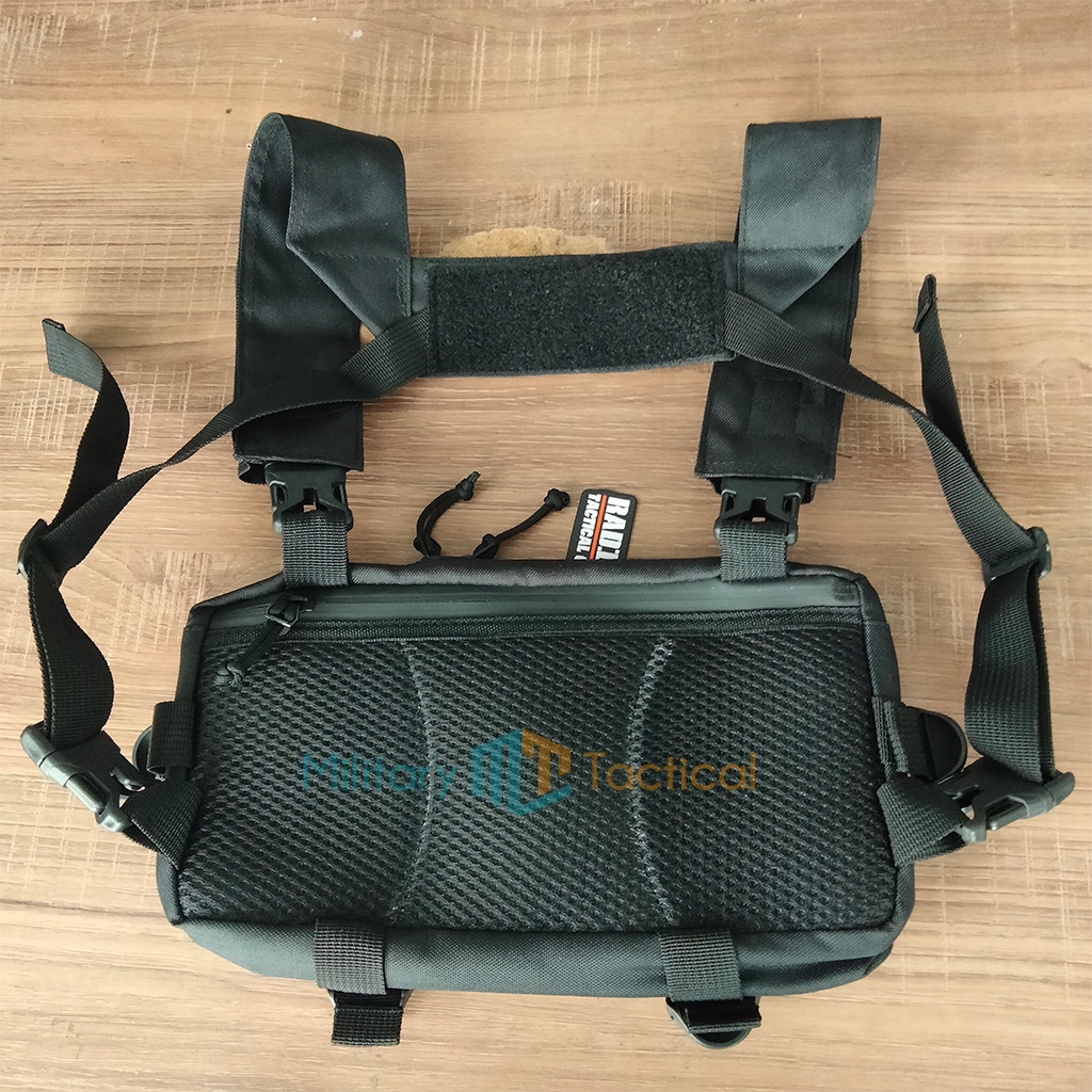 Chest Bag Tas Dada Tactical Chest Bag Terbaru  Tas Dada Cutting Laser Free Patch Bendera