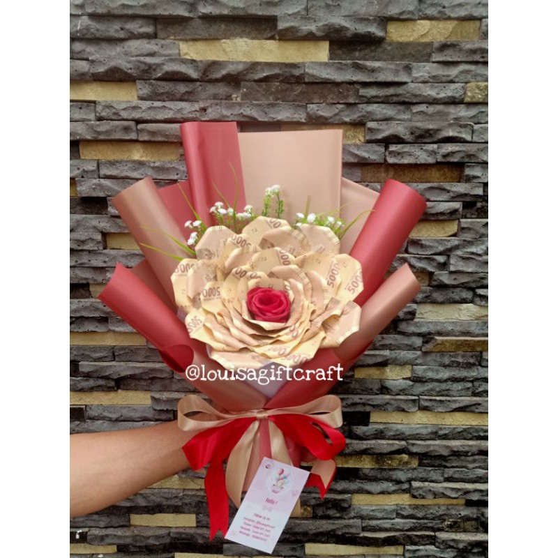 Buket uang asli/buket uang/buket uang pecahan 5.000