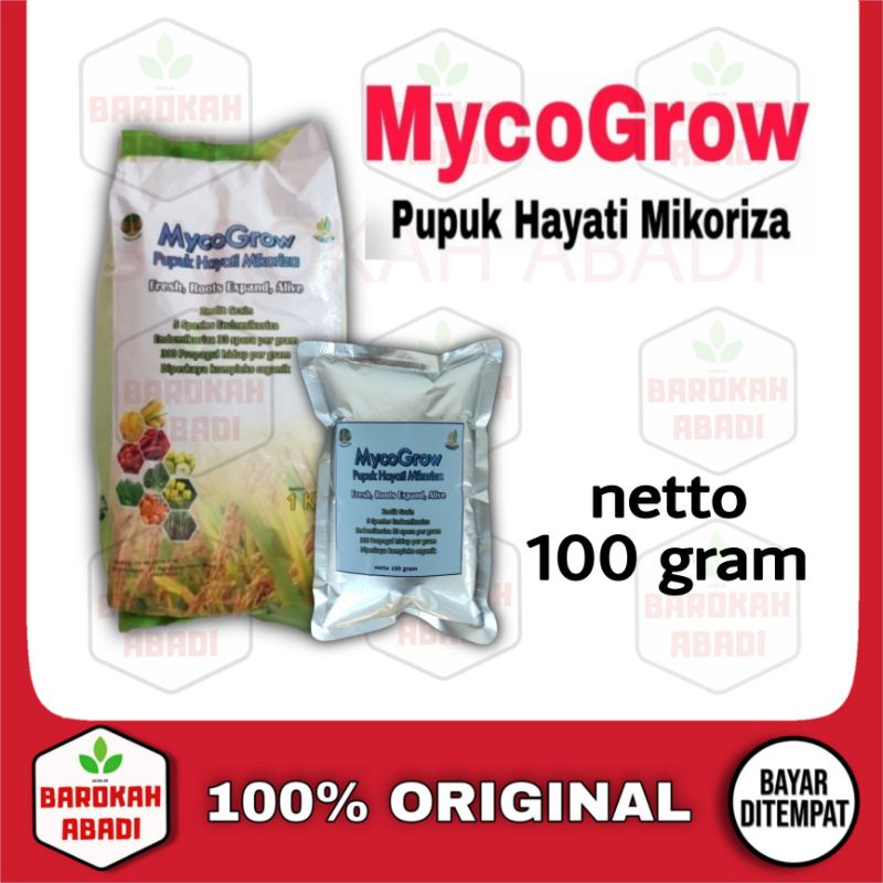 MycoGrow pupuk hayati mikoriza 100 gram