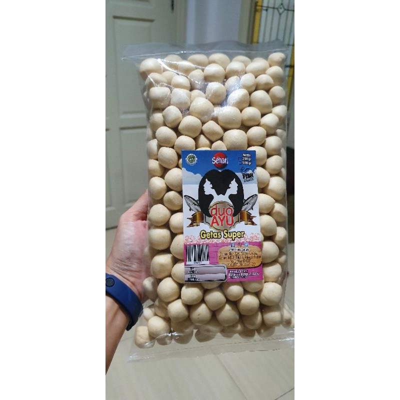 

getas getes kretek keretek DUO AYU asli bangka ikan tenggiri 250gr