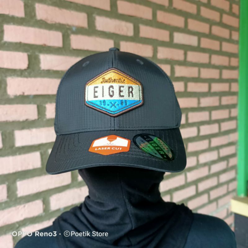 Eiger1989 Retro Path Original Topi Trucker Pria Wanita