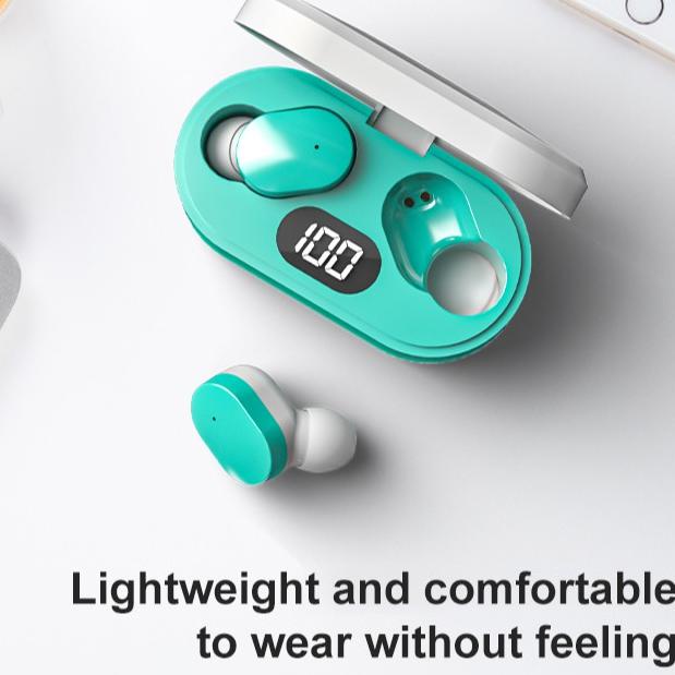 (BEST SELLER) Headset bluetooth nirkabel mini in-ear touch kecil TWS headset bluetooth nirkabel E8S