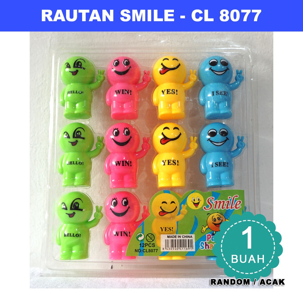 

Serutan Smile CL 8077 - satuan -acak- Rautan SMILE CL-8077