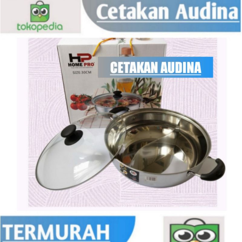Panci Shabu Shabu Home Pro/Panci Sekat/Panci Stanliess