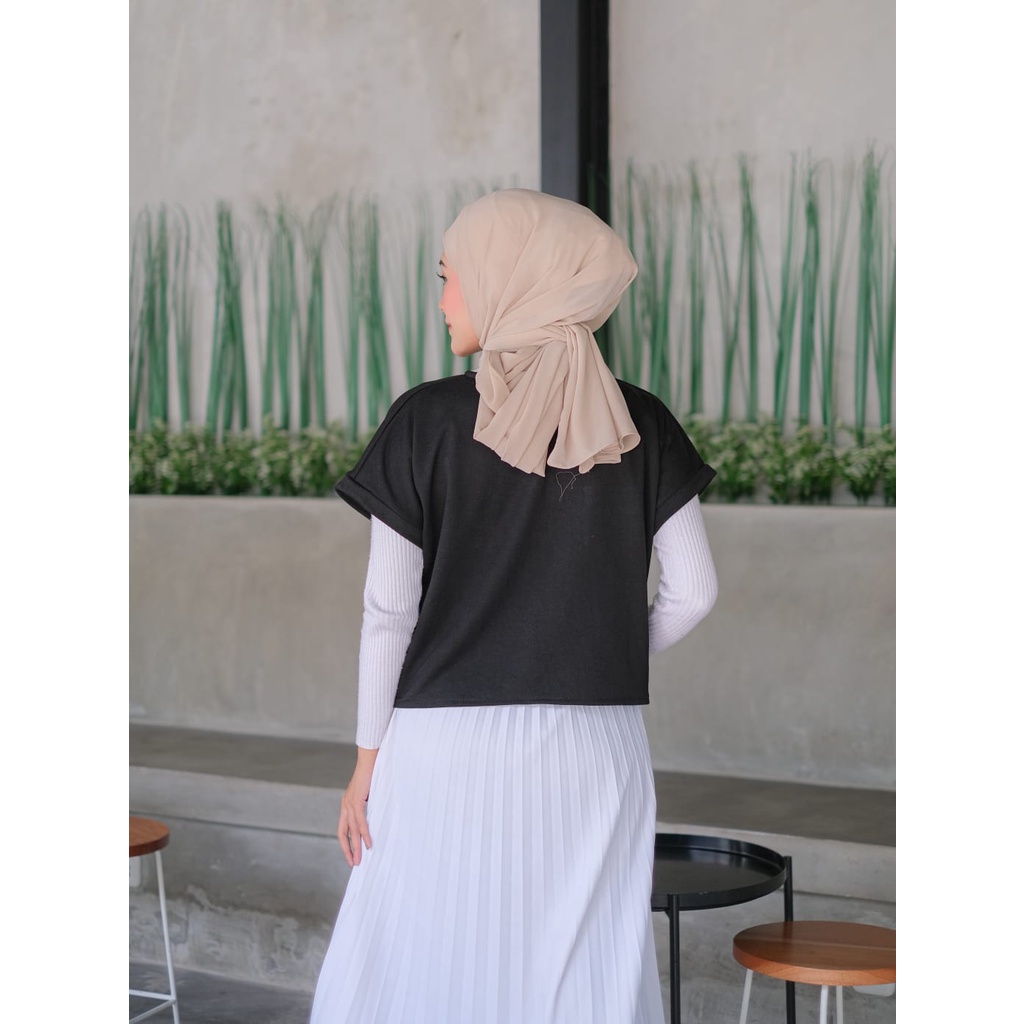 TokoMilkan - Cardigan Outer Crop Wanita LOOFAH CROP TOP | Cardigan Crop Outer Wanita